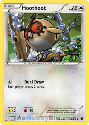 0091 Hoothoot Common Plasma Freeze