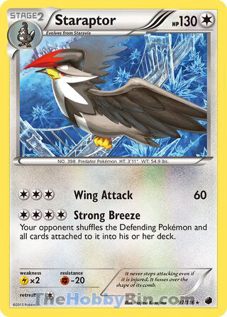 Staraptor #97/116 Rare - Plasma Freeze Pokemon card