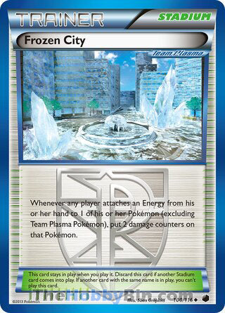 Frozen City #100/116 Uncommon - Plasma Freeze Pokemon card