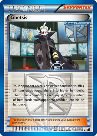 Ghetsis #101/116 Holo Rare - Plasma Freeze Pokemon card