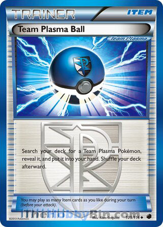 Team Plasma Ball Plasma Freeze Uncommon #105/116