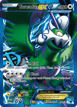 Tornadus EX Plasma Freeze Ultra Rare #114/116