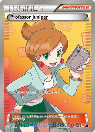 Professor Juniper #116/116 Ultra Rare - Plasma Freeze Pokemon card