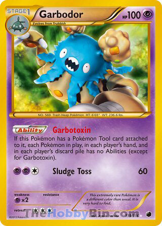 Garbodor #119/116 Secret Rare - Plasma Freeze Pokemon card