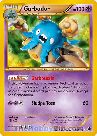 Garbodor Plasma Freeze Secret Rare #119/116