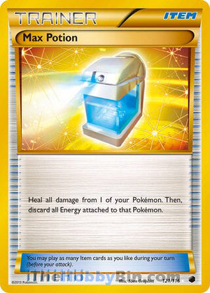 0121 Max Potion Secret Rare Plasma Freeze