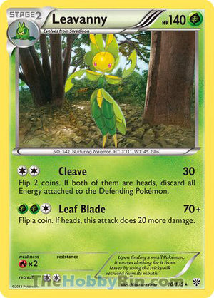 0010 Leavanny Rare Plasma Storm