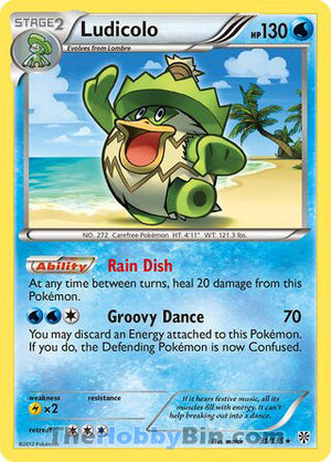 0031 Ludicolo Rare Plasma Storm