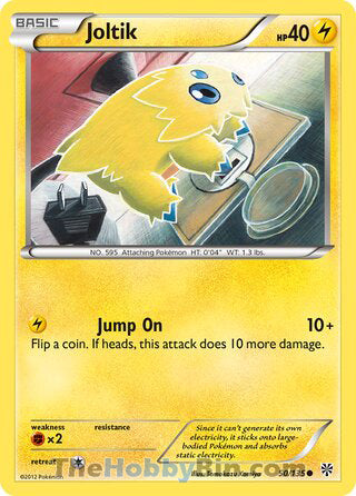 Joltik #50/135 Common - Plasma Storm Pokemon card