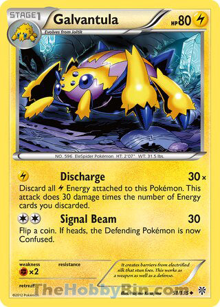 0051 Galvantula Uncommon Plasma Storm