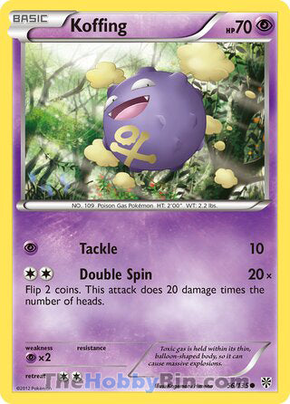 Koffing Plasma Storm Common #56/135