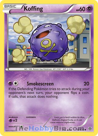 Koffing Plasma Storm Uncommon #57/135