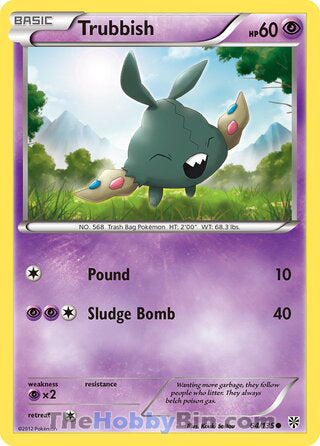 Trubbish #64/135 Common - Plasma Storm Pokemon card