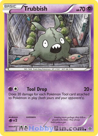 Trubbish #65/135 Common - Plasma Storm Pokemon card