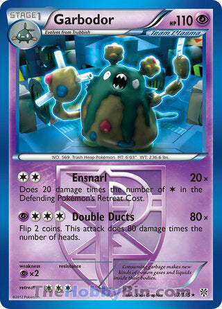 0067 Garbodor Rare Plasma Storm