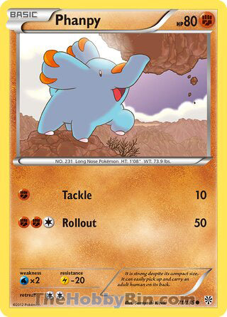 Phanpy Plasma Storm Common #71/135