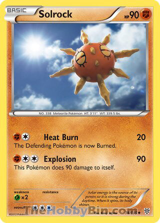 0074 Solrock Uncommon Plasma Storm
