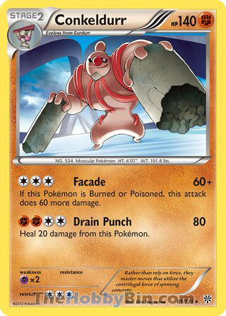 0081 Conkeldurr Rare Plasma Storm