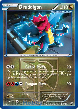 0094 Druddigon Rare Plasma Storm