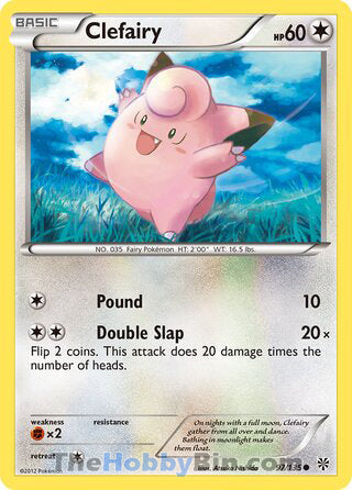 Clefairy Plasma Storm Common #97/135