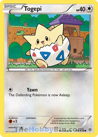 Togepi Plasma Storm Common #102/135