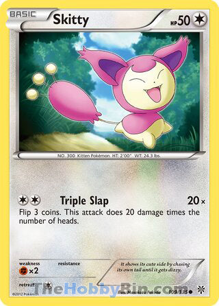 Skitty Plasma Storm Common #109/135