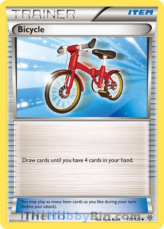 Bicycle #117/135 Uncommon - Plasma Storm Pokemon card