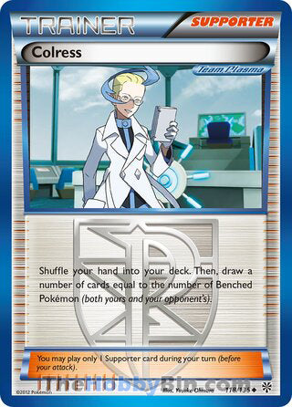 Colress Plasma Storm Uncommon #118/135