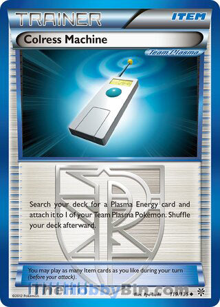0119 Colress Machine Uncommon Plasma Storm