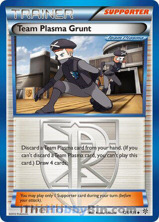 0125 Team Plasma Grunt Uncommon Plasma Storm