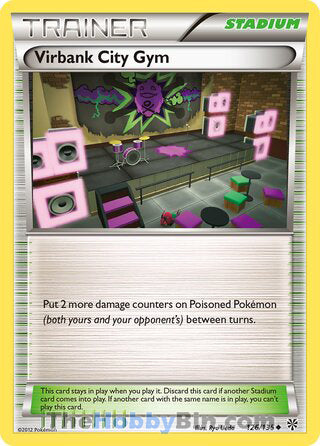 Virbank City Gym #126/135 Uncommon - Plasma Storm Pokemon card
