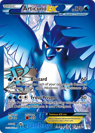 Articuno EX Plasma Storm Ultra Rare #132/135