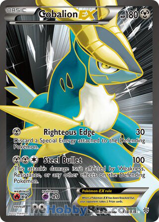 Cobalion EX #133/135 Ultra Rare - Plasma Storm Pokemon card