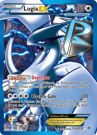 Lugia EX Plasma Storm Ultra Rare #134/135