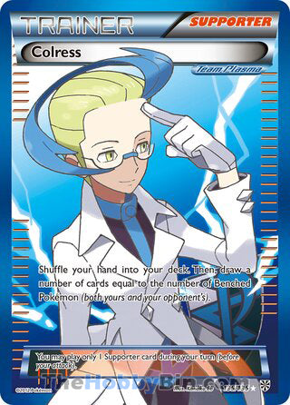 Colress #135/135 Ultra Rare - Plasma Storm Pokemon card
