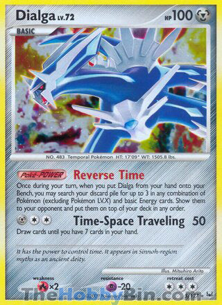 0005 Dialga Holo Rare Platinum
