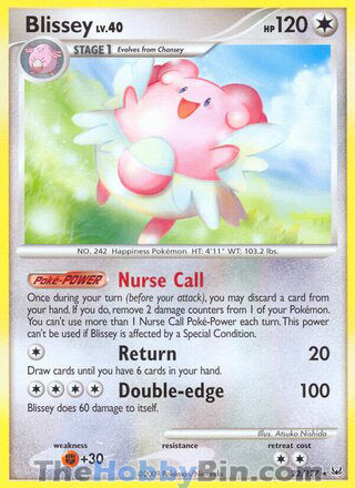 0022 Blissey Rare Platinum