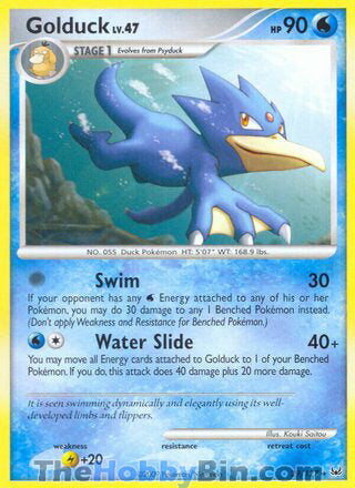 Golduck #29/127 Rare - Platinum Pokemon card