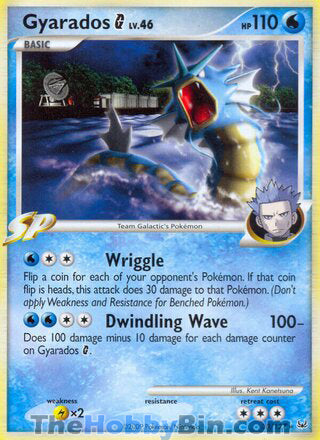 Gyarados G #30/127 Rare - Platinum Pokemon card