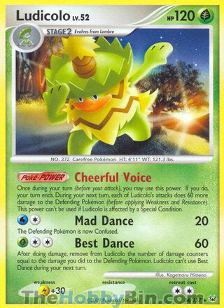 Ludicolo #34/127 Rare - Platinum Pokemon card