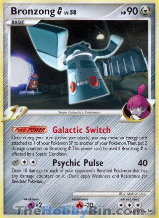 Bronzong G #41/127 Uncommon - Platinum Pokemon card