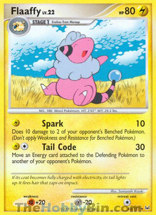 Flaaffy #48/127 Uncommon - Platinum Pokemon card