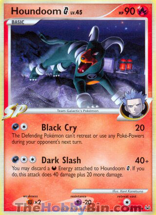 Houndoom G #50/127 Uncommon - Platinum Pokemon card