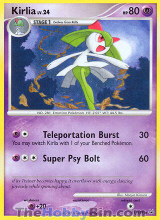 Kirlia #51/127 Uncommon - Platinum Pokemon card