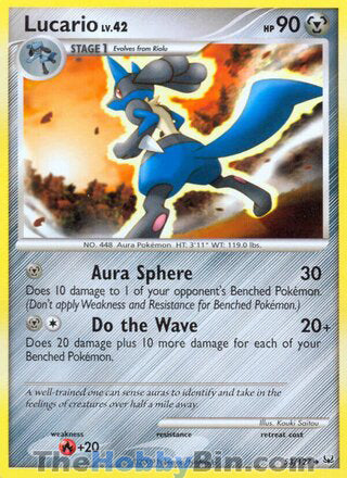 Lucario #53/127 Uncommon - Platinum Pokemon card