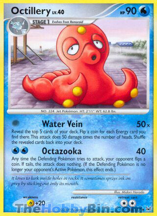 Octillery #58/127 Uncommon - Platinum Pokemon card