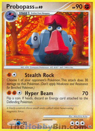 Probopass #60/127 Uncommon - Platinum Pokemon card
