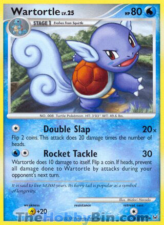 0065 Wartortle Uncommon Platinum