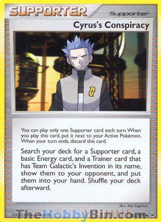 Cyrus's Conspiracy #105/127 Uncommon - Platinum Pokemon card