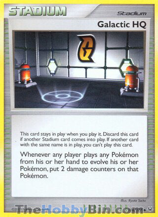 Galactic HQ #106/127 Uncommon - Platinum Pokemon card
